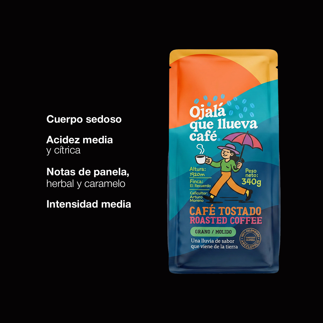 Café Ojalá Llueva Café - café colombiano de especialidad inspirado en los paisajes de Colombia, envío a Chile